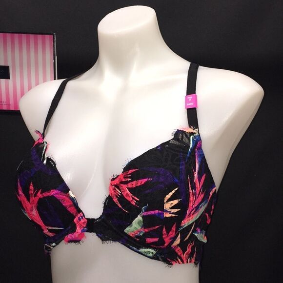 🔥Victoria Secret Pink Bra pushup sz 34DD New - Picture 3 of 5